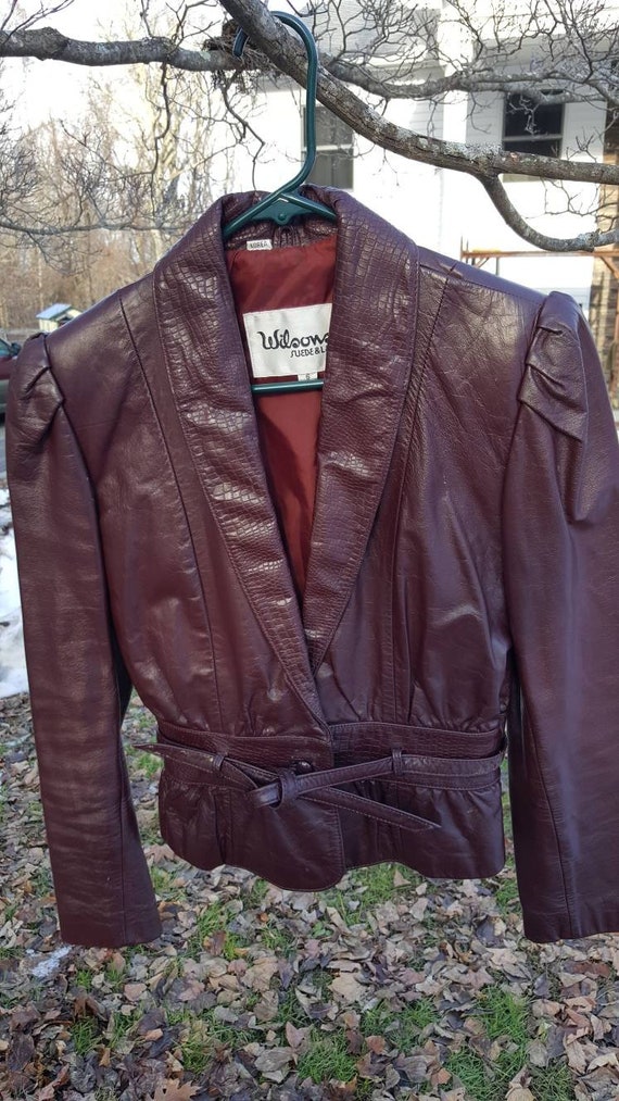 Blouson Leather/Suede jacket! PETITE!
