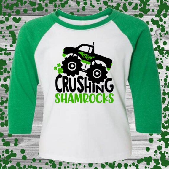St Patrick/'s day shirt Toddler Youth Raglan Shirt Patrick/'s Day Lucky Shamrock Raglan Shirt St