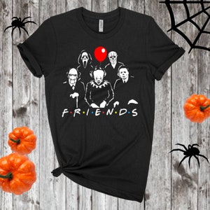 Friends t shirt horror Clearance