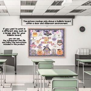 Halloween Healthy Habits Bulletin Board, Pastel Ghost October Classroom ...