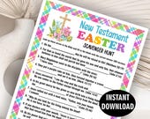 Easter Bible Scavenger Hunt Game | Spring Games | Party Game Adults Kid Group Office | Group Activity | Families ESH1 235