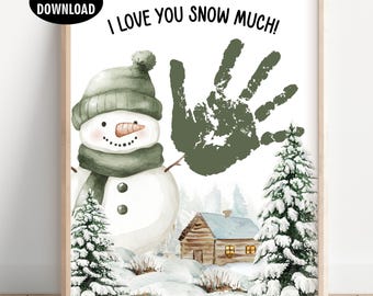 Snowman | Christmas Handprint Craft | Christmas Preschool Craft | Christmas Craft for Kids | Christmas Craft Toddlers | Children W6 239