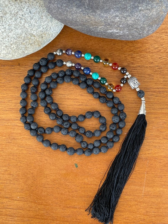 Lava Stone Tassel Malas Lava Stone Tassel Malas