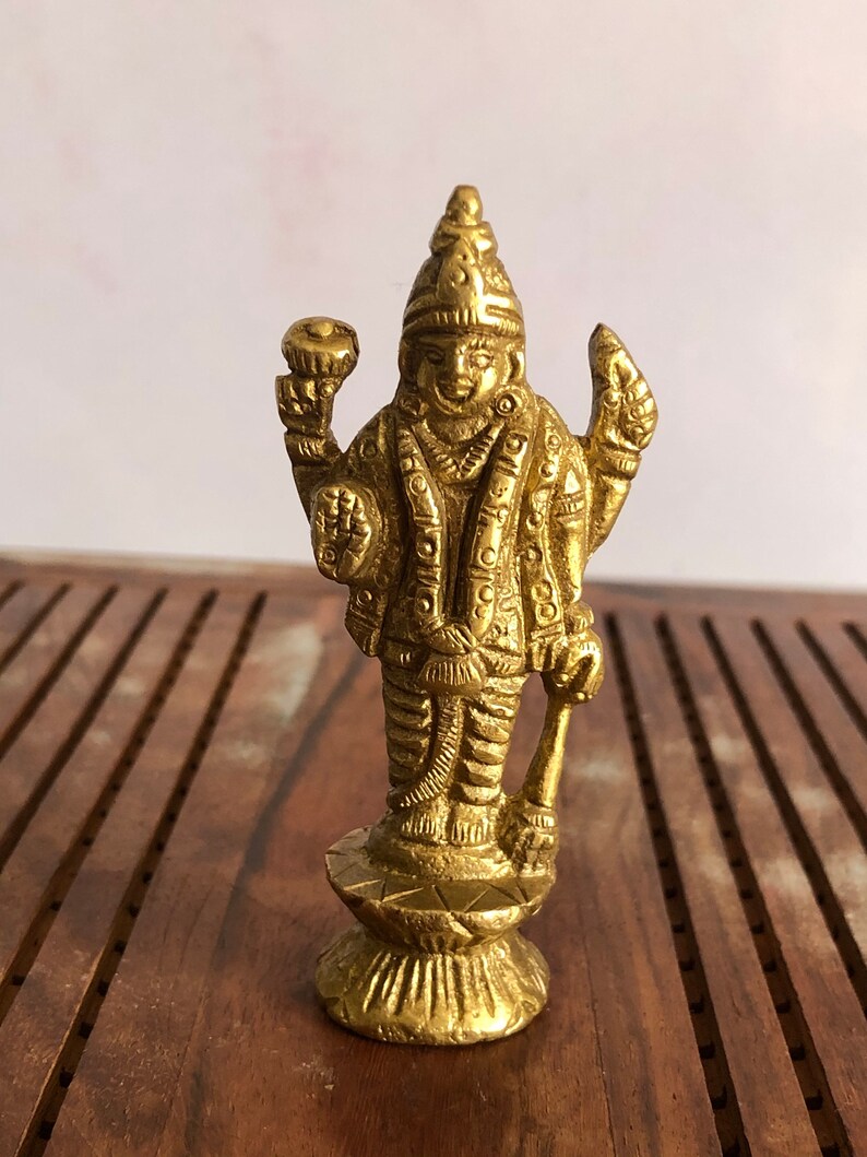 Hindu God Brass handmade statue idol Meditation Etsy