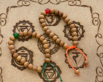 Sandalwood Bead Bracelet Set: Fragrant Adjustable Bracelets, Handmade in India