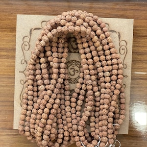 Rudraksha Beads - 8 MM Natural Rudraksha - Loose Rudraksha beads - Meditation prayer beads - Yoga Jewellery Findings DIY Accessories
