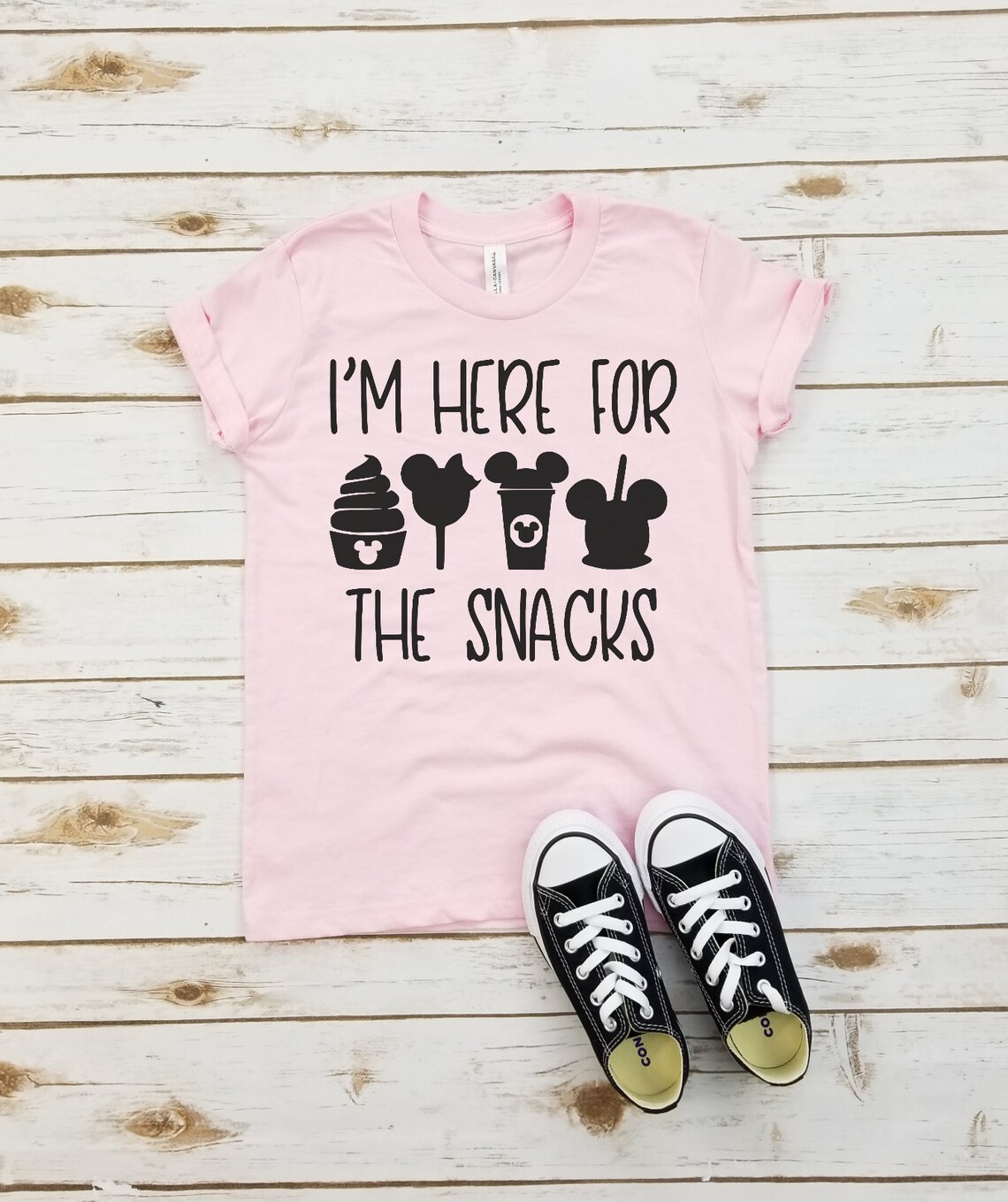 I'm here for the snacks Youth T-Shirt Kid's Shirt | Etsy