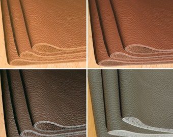 Lederzuschnitte 4 Brauntöne zur Wahl, Lederstücke Format DIN-A4/A3/40x40cm keine Lederreste, larp, Qualitäts-Level 1A, kostenloser Versand