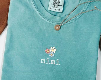 Camiseta Mimi con colores cómodos, camiseta minimalista Mimi, regalo para el Día de la Madre, regalo para la nueva abuela, camiseta para revelar el embarazo, camiseta Mimi linda, regalo para Mimi