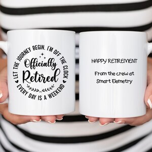 Retirement Mug, Officially Retired Mug, Personalized Retirement Gift, Retired Teacher Gift, Retirement Mug, Custom Retirement Gift