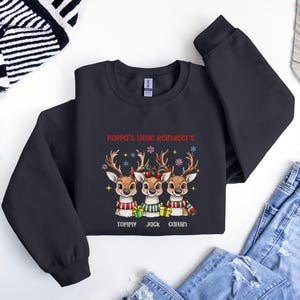 Reindeer Names Sweatshirt Romper