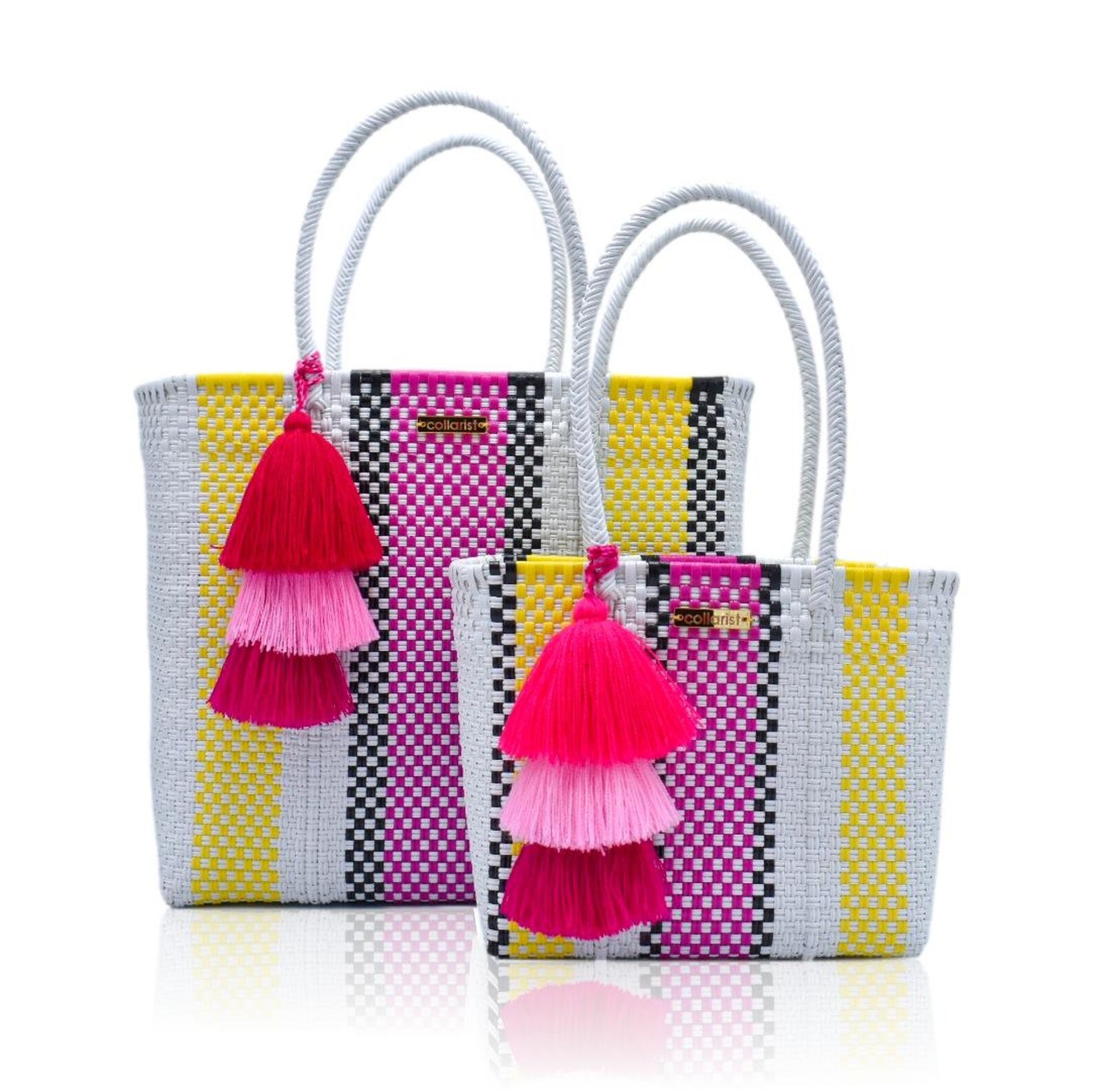 Handwoven Tote Bag Made From Recycled Plastic Spring & Etsy UK