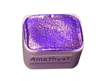 Amethyst *Gemstone Series* Handmade Chrome Watercolour Paint