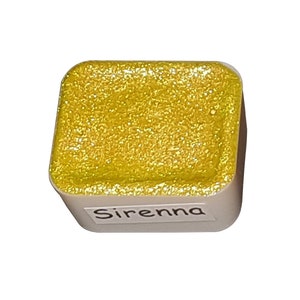 Mermaid Series - Sirenna - Chameleon Handmade Watercolour Paint Metallic Glitter Color Shift