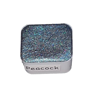 Pfau - Nature Series - Holo Chameleon Handgemachte Aquarell Farbe Metallic Glitter Color Shift