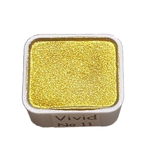 Vivid Series No 11 - Super shift Chameleon Handgefertigte Aquarellfarbe - Metallic Glitter Schimmer Kalligraphie