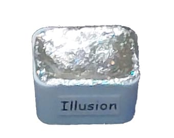 Illusie *Spiegelserie* Handgemaakte zilverchroom-aquarelverf - metallic glitter Holo Shimmer