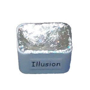 Illusion *Mirror Series* Handmade Silver Chrome Watercolour Paint - Metallic Glitter Holo Shimmer