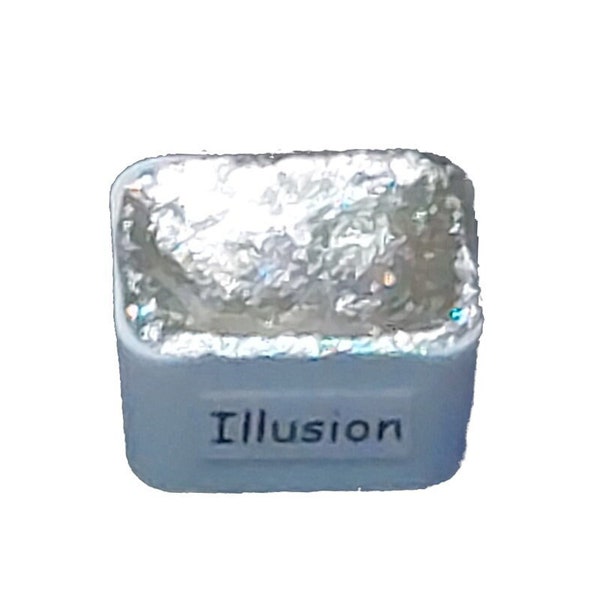 Illusion *Mirror Series* Handgefertigte Silver Chrome Aquarellfarbe - Metallic Glitter Holo Shimmer