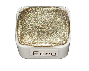 Ecru *Pastel Series* Handmade Chrome Metallic Watercolour Paint