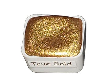 True Gold *Pastel Series* Handmade Chrome Metallic Watercolour Paint