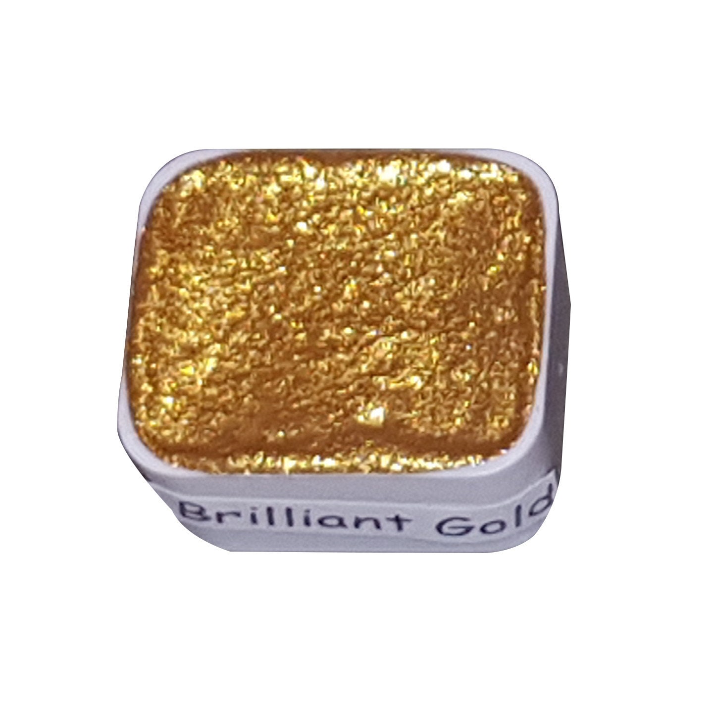 Briljant goud *Golden Series* Handgemaakte gouden chroomaquarelverf - metallic glitterglans