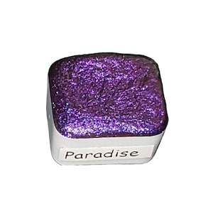 Paradise *Tropical Series* Supershift Chameleon Handmade Watercolour Paint - Metallic Glitter Shimmer Calligraphy