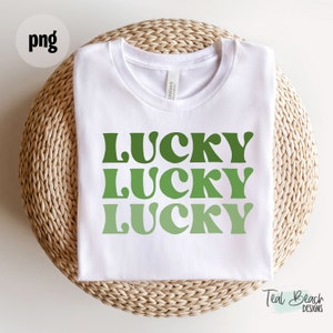 Funny St. Patrick&#39;s Png, Lucky svg, St. Patricks Day Sublimation Design, Commercial Use, St. Patrick&#39;s svg, Retro png