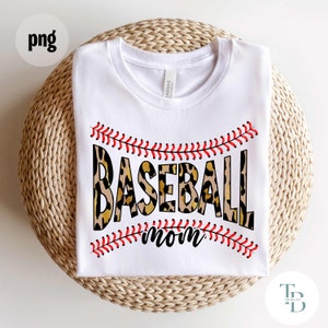 Baseball Mom Sublimation Design Digital Download - Fun and Sporty Graphic Design for Moms