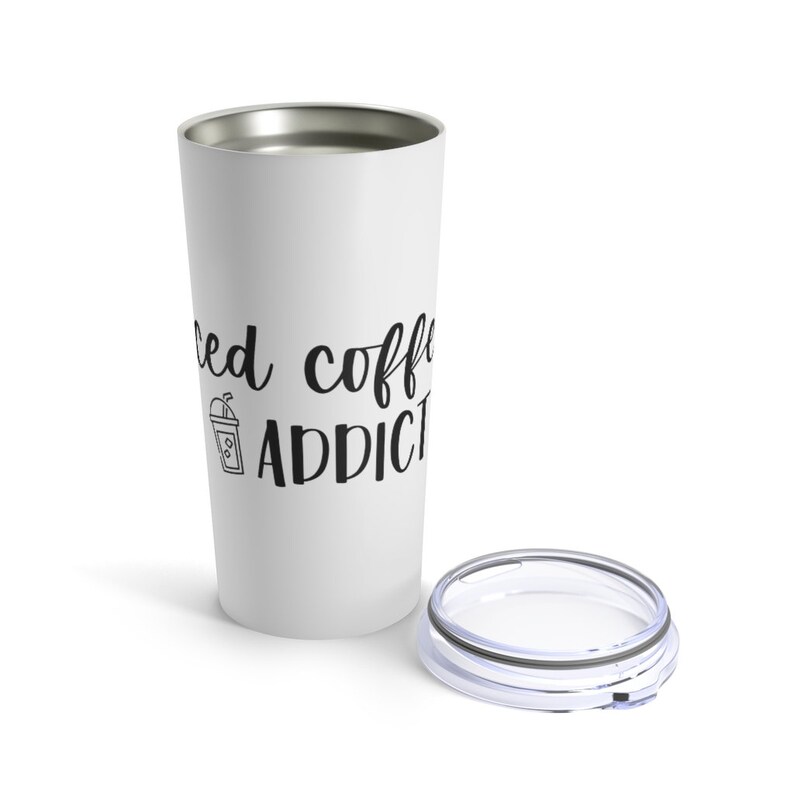 Iced Coffee Addict Png Iced Coffee Svg Coffee Lover Iced - Etsy