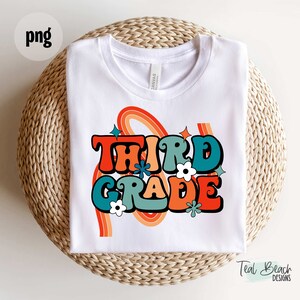 Back to School png | Third Grade png | Back to School Clipart | School T-shirt designs | Third Grade sublimation | First Day of School