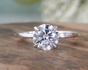 IGI-zertifizierter 2Ct VVS-Diamantring, Solitär-Verlobungsring