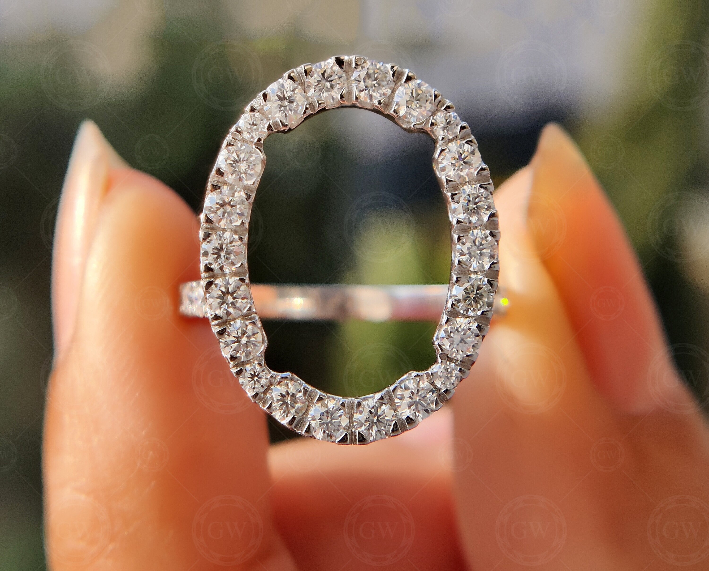 Ring enhancer for oval diamond best sale