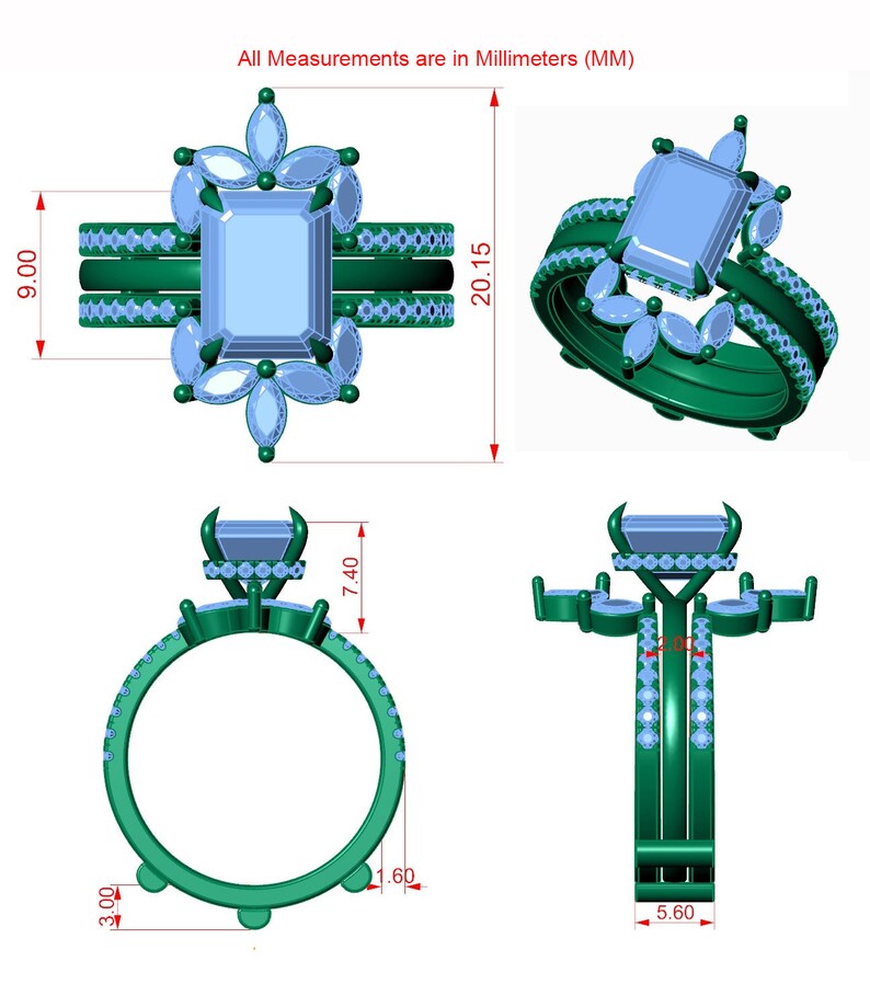 Ring Enhancer Ring Enhancers and Wraps Moissanite Ring Etsy