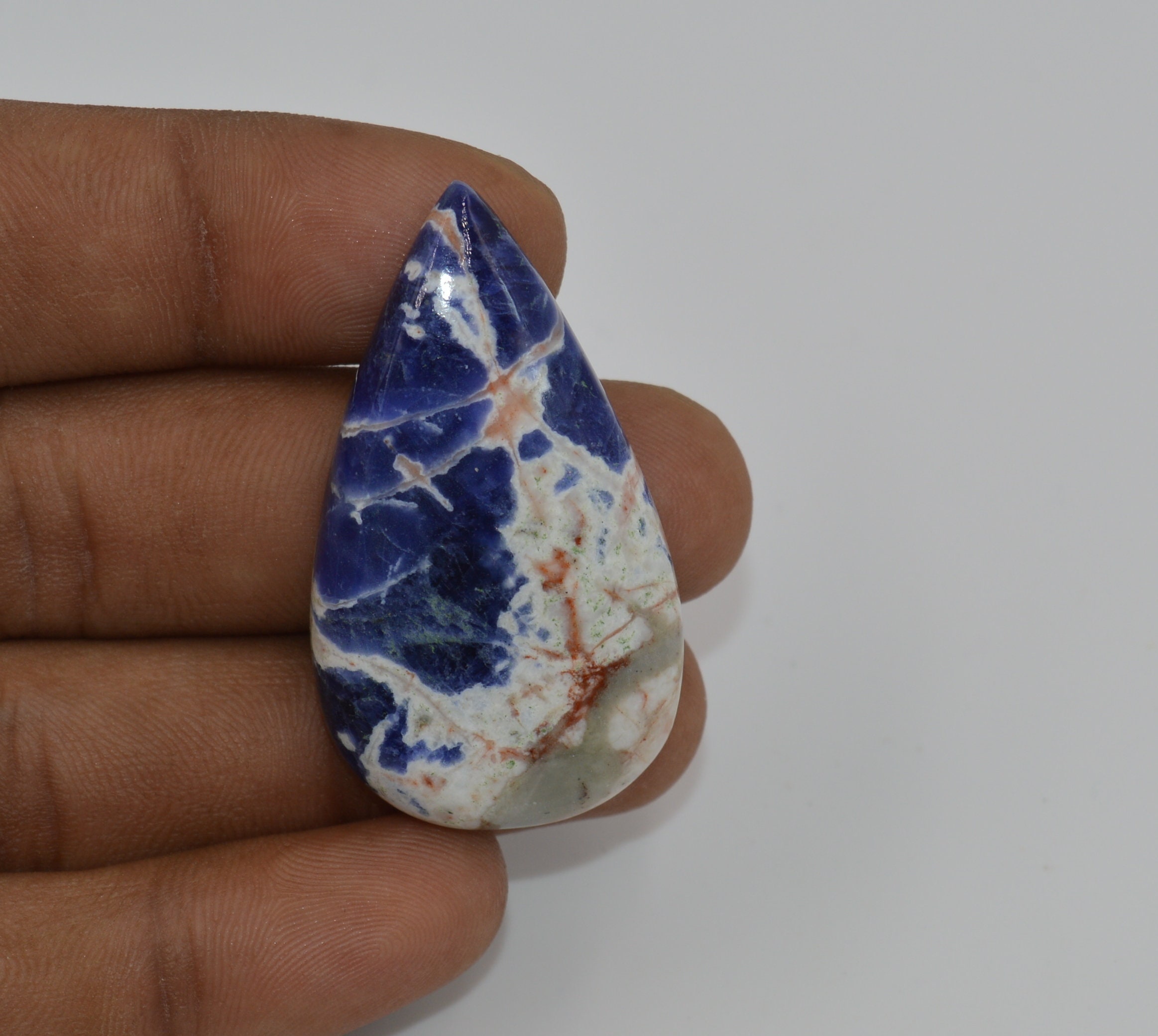 Rarest Sodalite Cabochon Top Quality Sodalite loose stone Natural Blue Sodalite Cabochon Natural Sodalite Gemstone