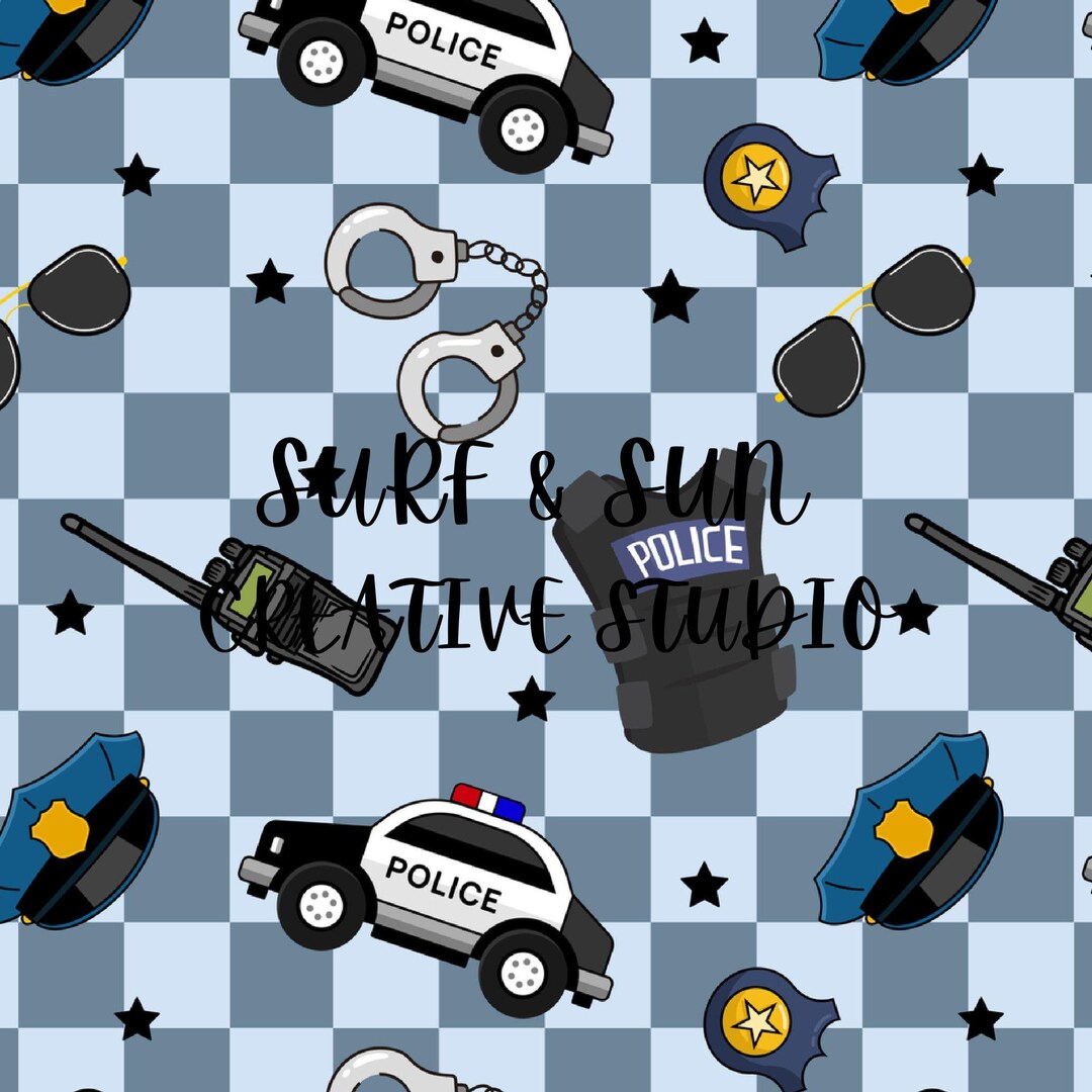 Police Cops Seamless, Boys Seamless Repeat Pattern, Police Boy Seamless ...