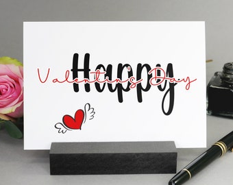 Postkarte Happy Valentine's Day