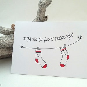 Postkarte Love-Socks image 1