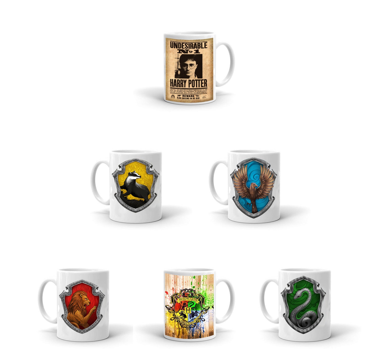 Harry Potter House Cup/ Mug 11oz With Sorting Hat Quotes. Etsy UK