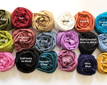 Soft Cotton Lurex Scarves for Women Soft Pure light 100 percent Cotton Solid Neck Scarves/Stoles/Wraps/ Hijabs