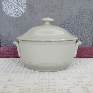 Antique French Ceramic Casserole Dish. Antique French Cuisine Casserole Dish. Vintage Casserole Dish. Antique Style Casserole Dish. Designer Casserole Dish. ArtyEpicurean.