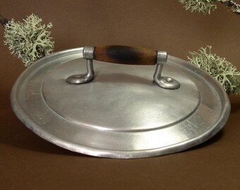 ANCIENNE GRANDE GAMELLE de cuisine aluminium martele Pichon Brest EUR