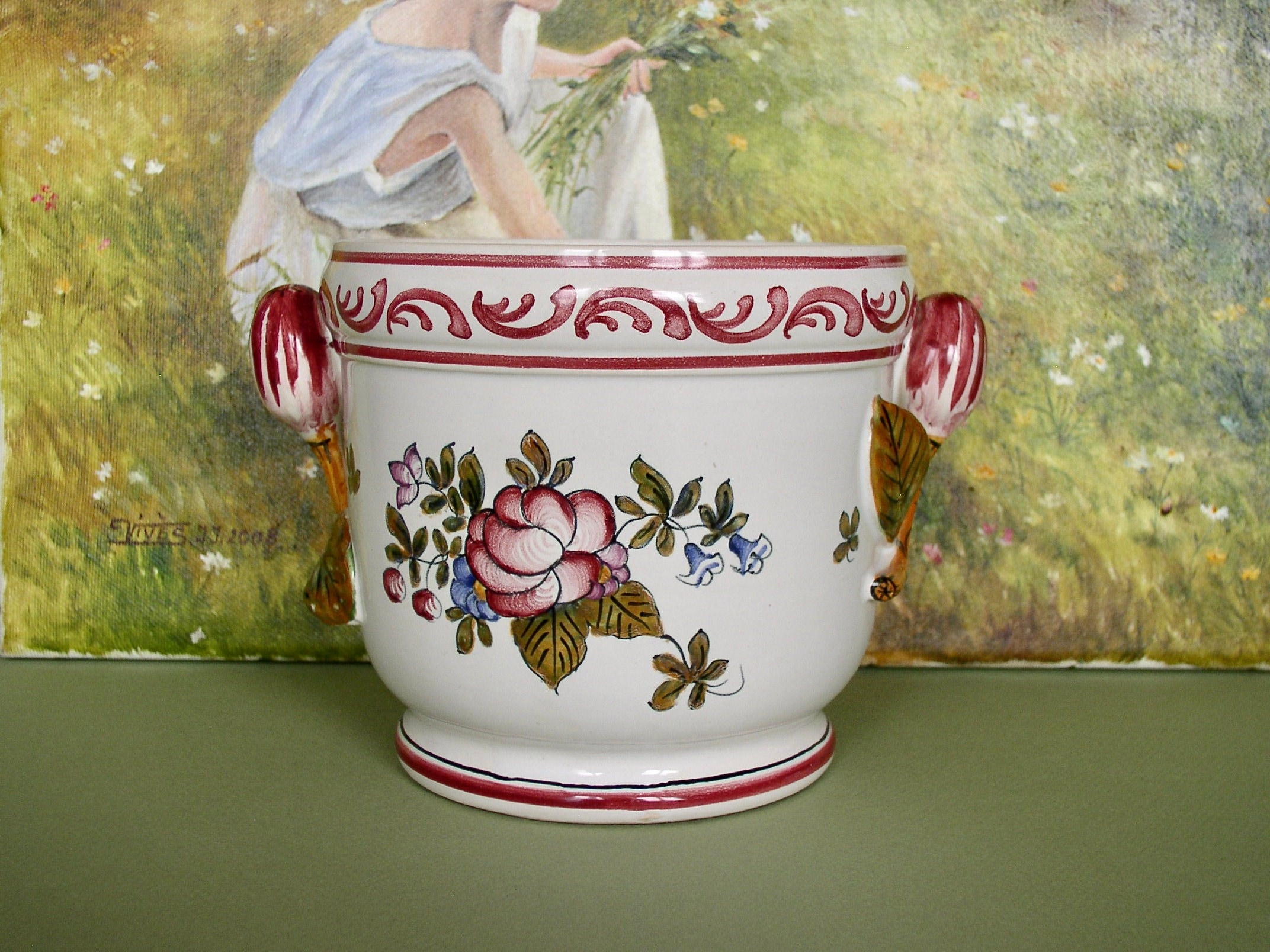 Antique Desvres - Etsy
