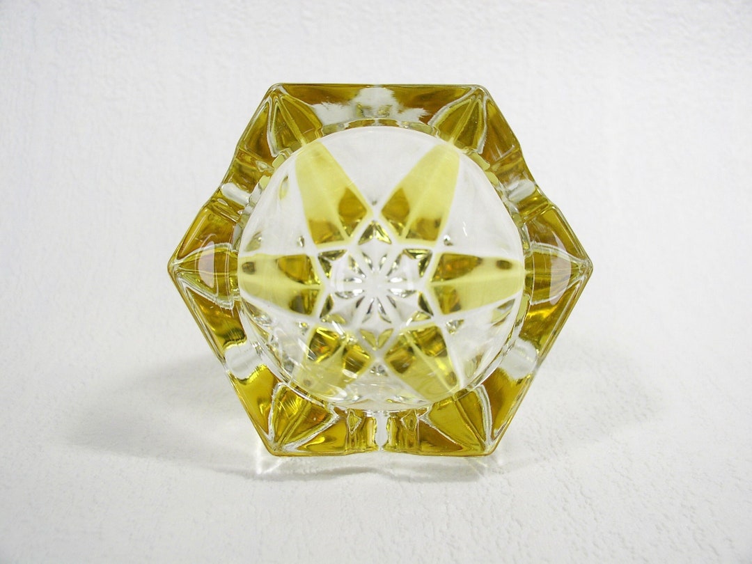 Cenicero De Cristal Pesado – Diseño Elegante Cuadrado O Redondo, Para Interior O Exterior