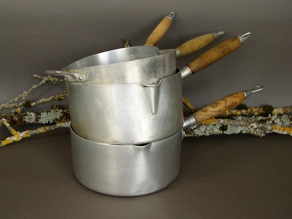 Passoire vintage en aluminium : décoration de maison de campagne italienne - France
