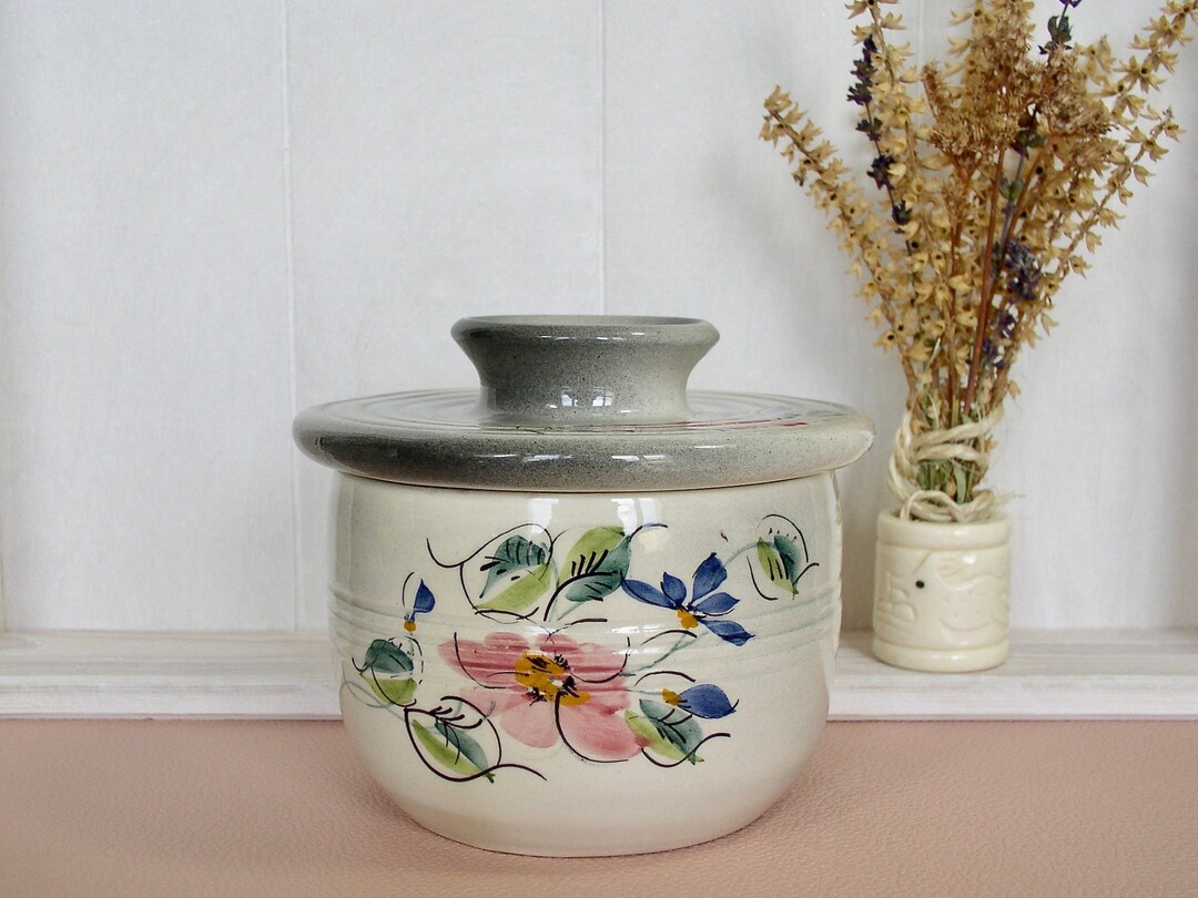 Water Butter Dish vallauris.vintage Ceramic.ceramic From France.old
