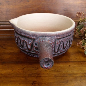 &quot;AUSTRUY&quot; Casserole. 1950s Ceramic Casserole. French Art Ceramics. Vintage &quot;JEAN AUSTRUY&quot; Ceramics. Art Brut. ArtyApicurean.