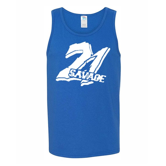 21 Savage Logo A-Shirt Tank Top para hombre - Etsy México