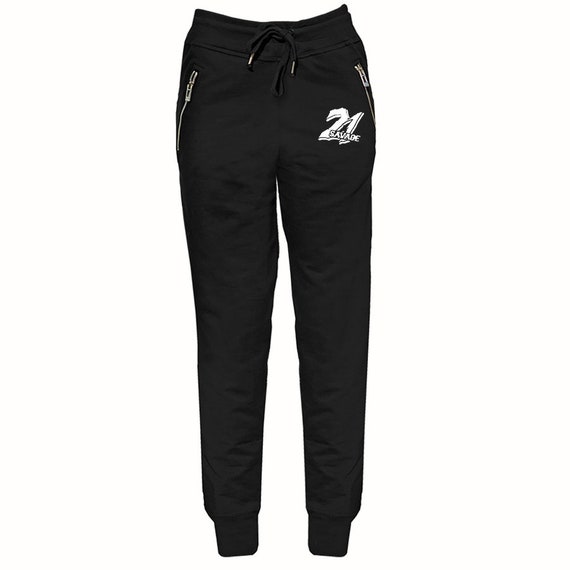 21 pantalones Savage Logo Jogger para hombre - Etsy España