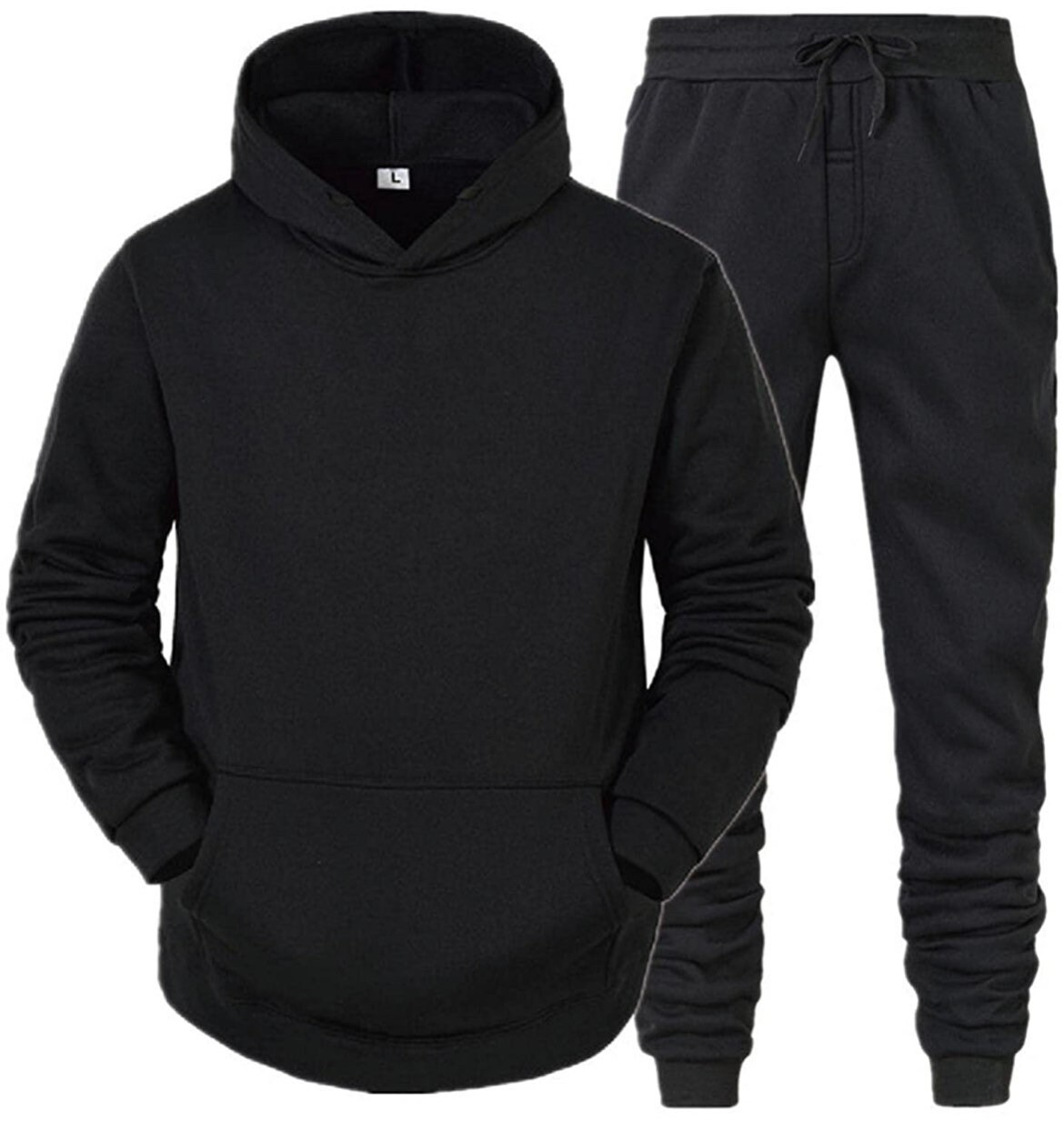 Plain Pullover Hoodie Sweatshirt 